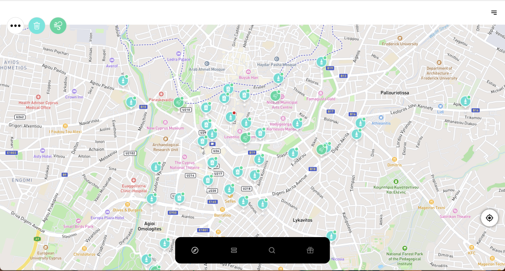 Nicosia Cyprus - Thinkz - Real-Time Solutions - Bins + Air quality. - Sustainable Smart City