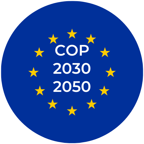 European commission COP 2030 2050 logo
