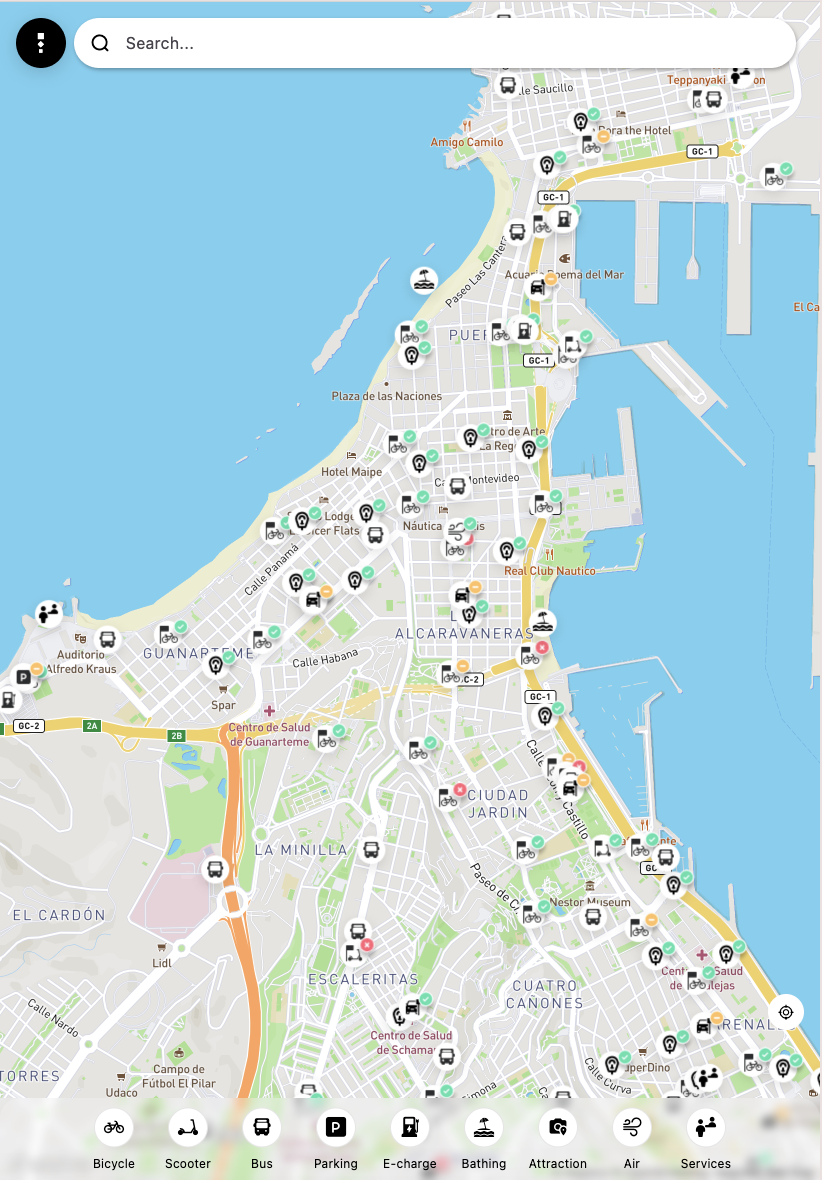 Thinkz Las palmas smart mobility smart city smart tourisme IOT - real time