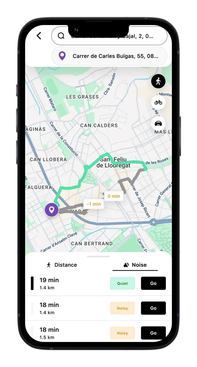 Real-Time Noise Pollution Mapping & Routing   SANT FELIU DE LLOBREGAT - SPAIN 2